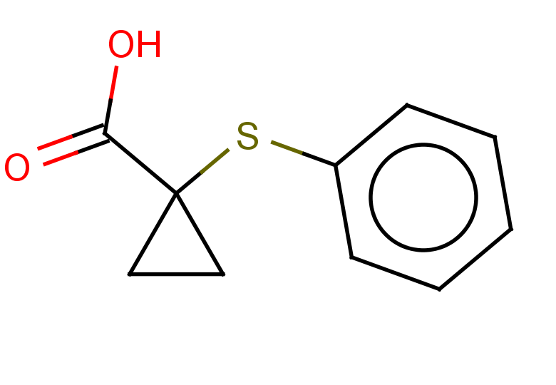 1-(phenylsulfanyl)cyclopropane-1-carboxylic acid