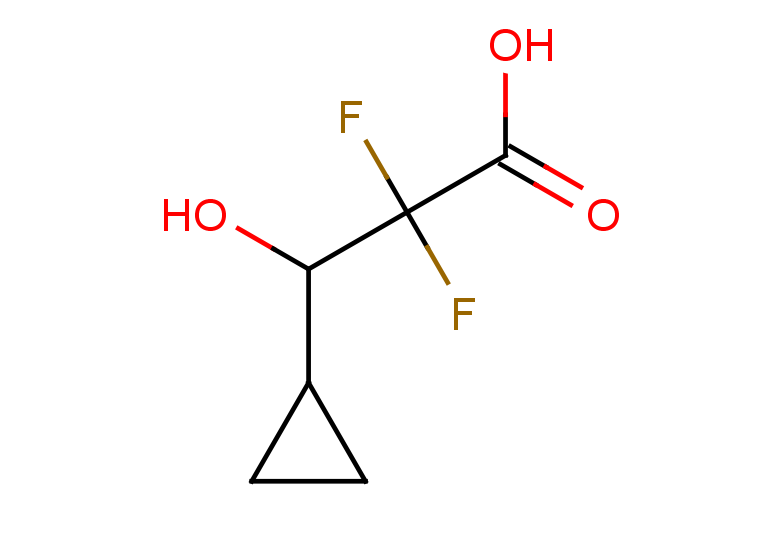 3-cyclopropyl-2,2-difluoro-3-hydroxypropanoic acid