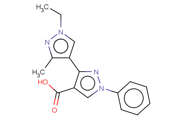 3-(1-ethyl-3-methyl-1H-pyrazol-4-yl)-1-phenyl-1H-pyrazole-4-carboxylic acid