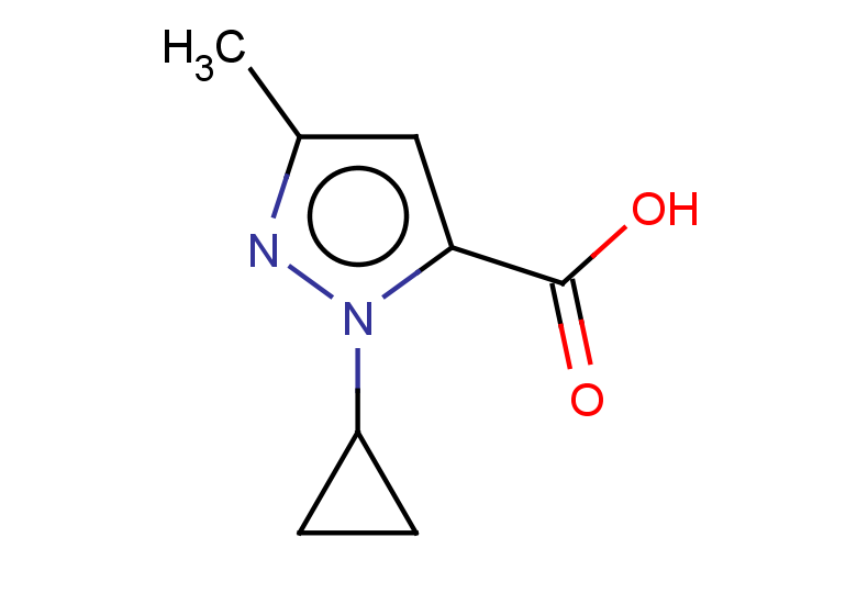 1-cyclopropyl-3-methyl-1H-pyrazole-5-carboxylic acid