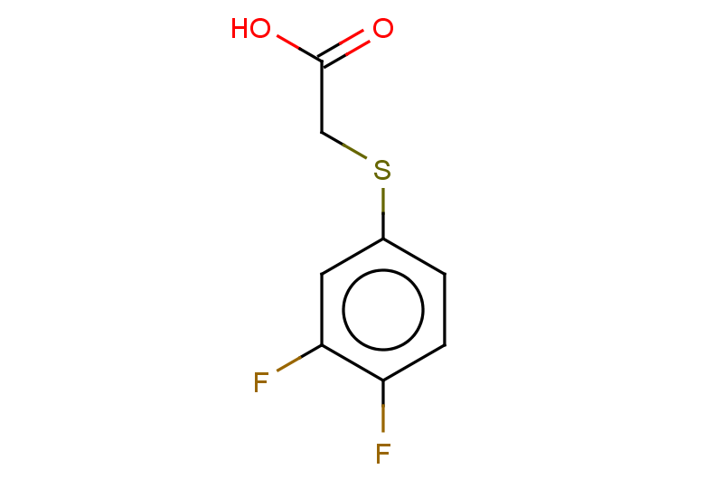 2-[(3,4-difluorophenyl)sulfanyl]acetic acid