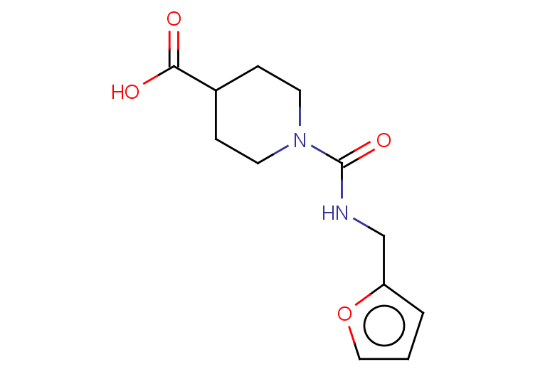 1-[(furan-2-ylmethyl)carbamoyl]piperidine-4-carboxylic acid