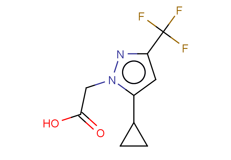 2-[5-cyclopropyl-3-(trifluoromethyl)-1H-pyrazol-1-yl]acetic acid