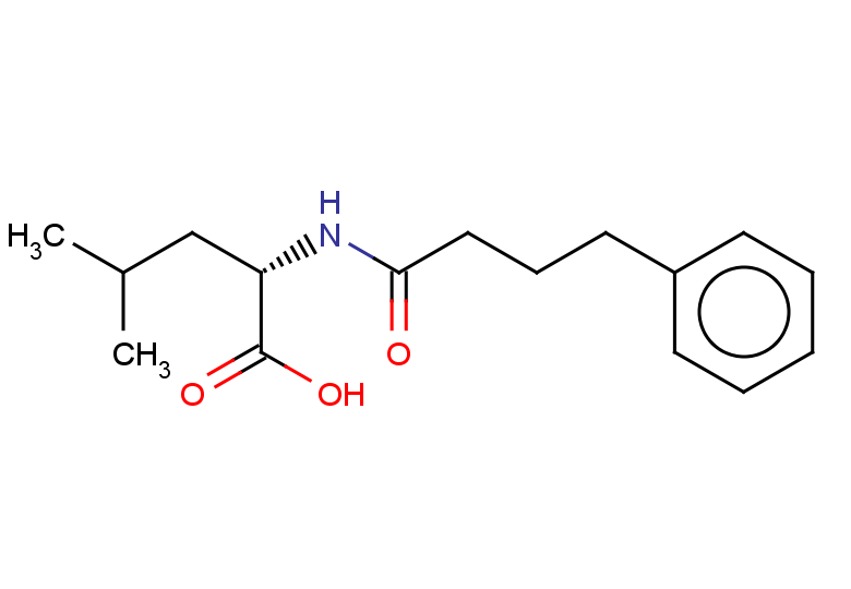 (2S)-4-methyl-2-(4-phenylbutanamido)pentanoic acid