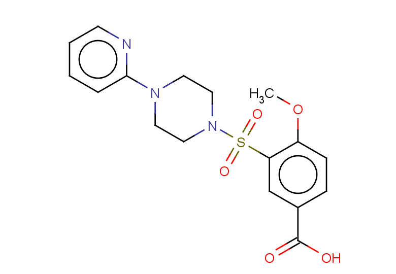 4-methoxy-3-{[4-(pyridin-2-yl)piperazin-1-yl]sulfonyl}benzoic acid