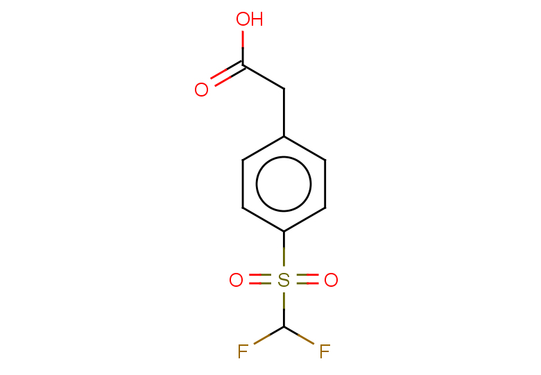 2-(4-difluoromethanesulfonylphenyl)acetic acid