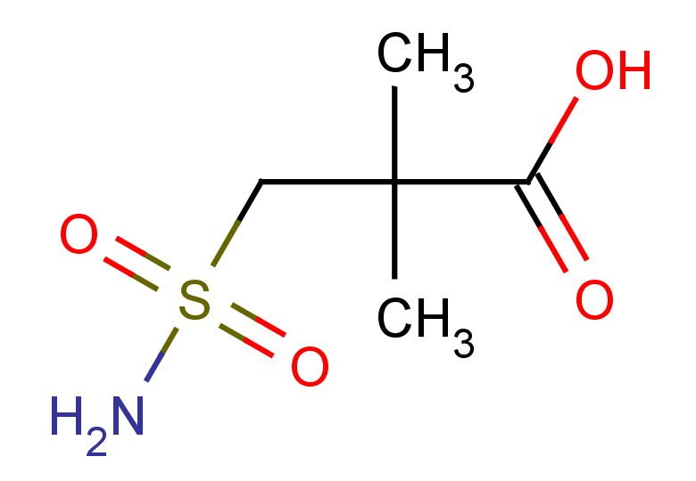 2,2-dimethyl-3-sulfamoylpropanoic acid