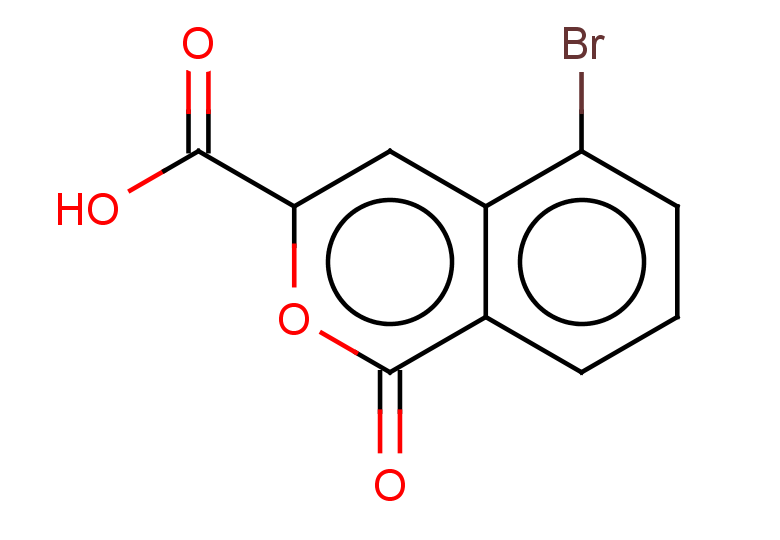 5-bromo-1-oxo-1H-isochromene-3-carboxylic acid