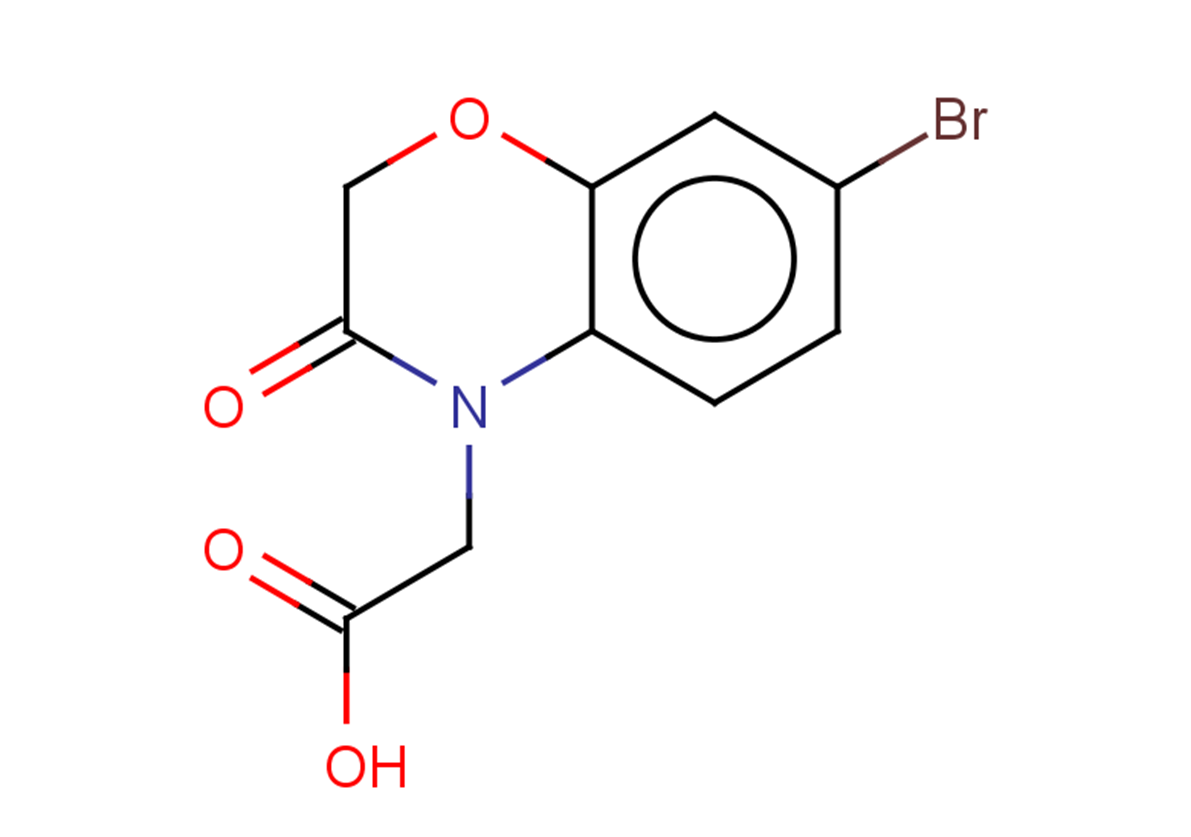 2-(7-bromo-3-oxo-3,4-dihydro-2H-1,4-benzoxazin-4-yl)acetic acid