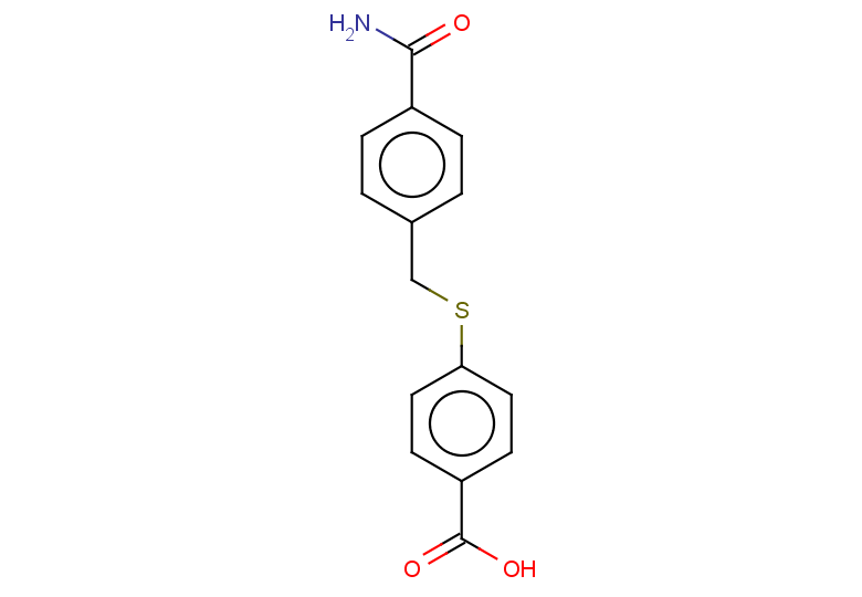 4-{[(4-carbamoylphenyl)methyl]sulfanyl}benzoic acid