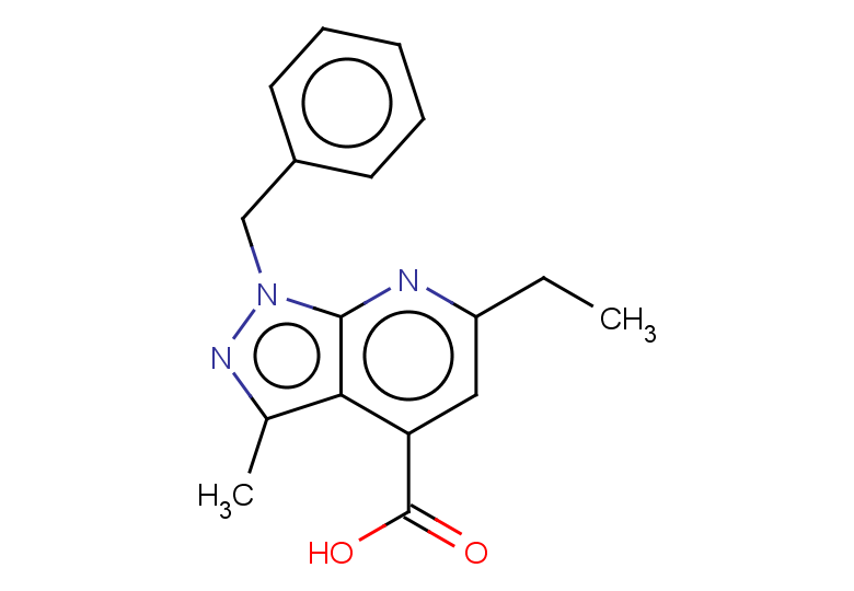 1-benzyl-6-ethyl-3-methyl-1H-pyrazolo[3,4-b]pyridine-4-carboxylic acid