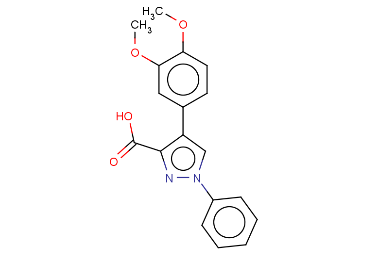4-(3,4-dimethoxyphenyl)-1-phenyl-1H-pyrazole-3-carboxylic acid