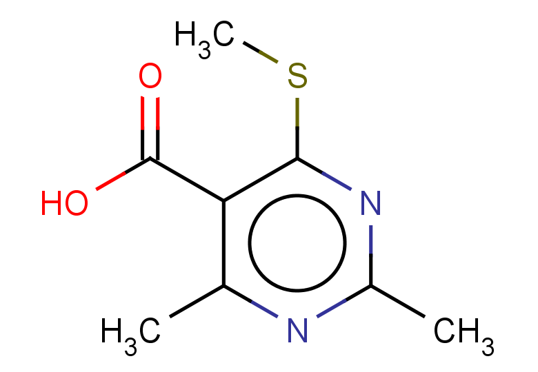 2,4-dimethyl-6-(methylsulfanyl)pyrimidine-5-carboxylic acid
