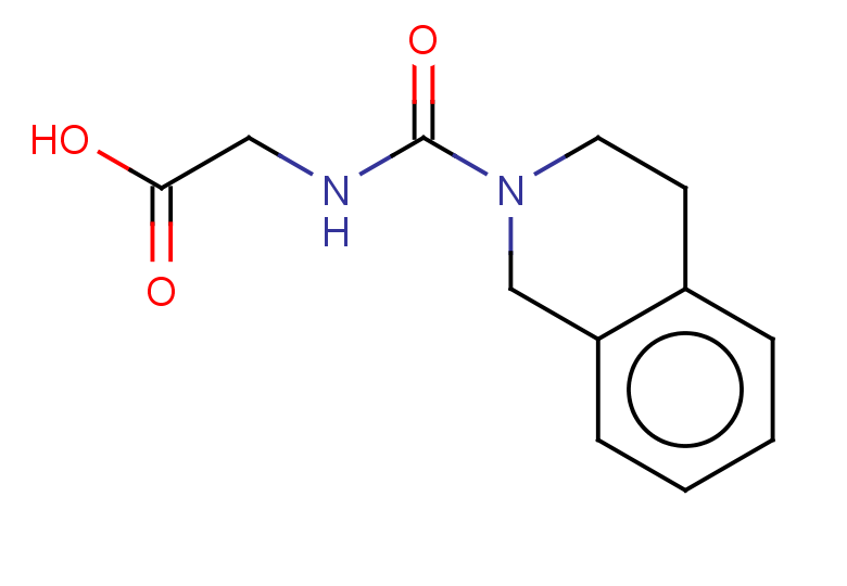 2-[(1,2,3,4-tetrahydroisoquinoline-2-carbonyl)amino]acetic acid