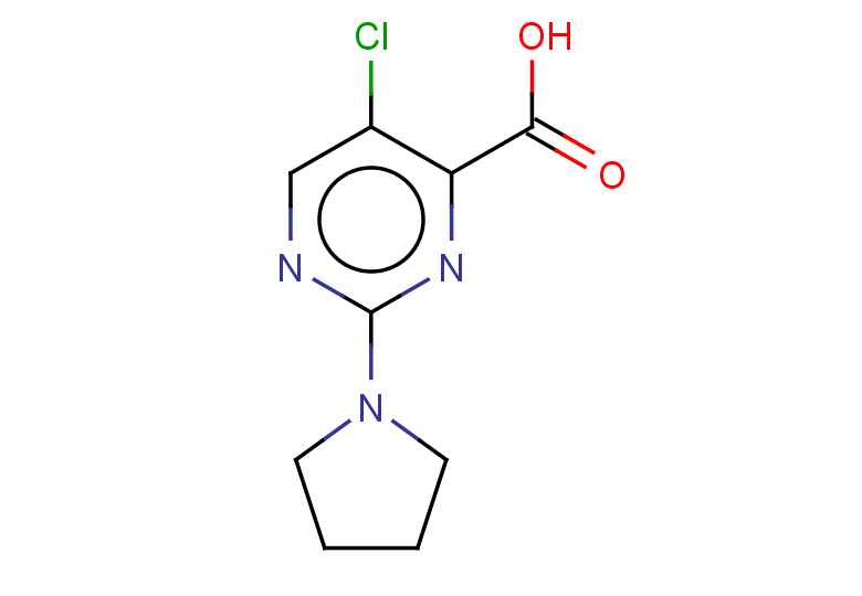 5-chloro-2-(pyrrolidin-1-yl)pyrimidine-4-carboxylic acid
