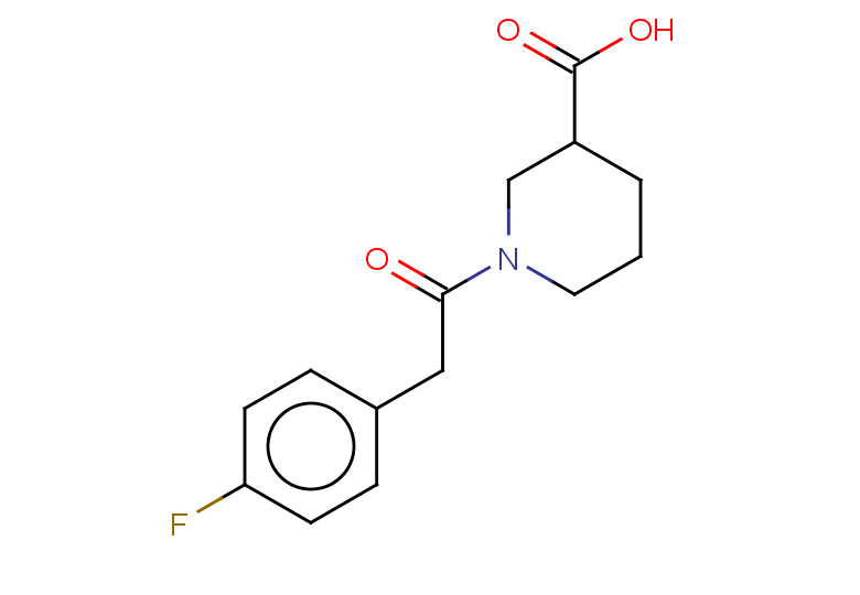 1-[2-(4-fluorophenyl)acetyl]piperidine-3-carboxylic acid