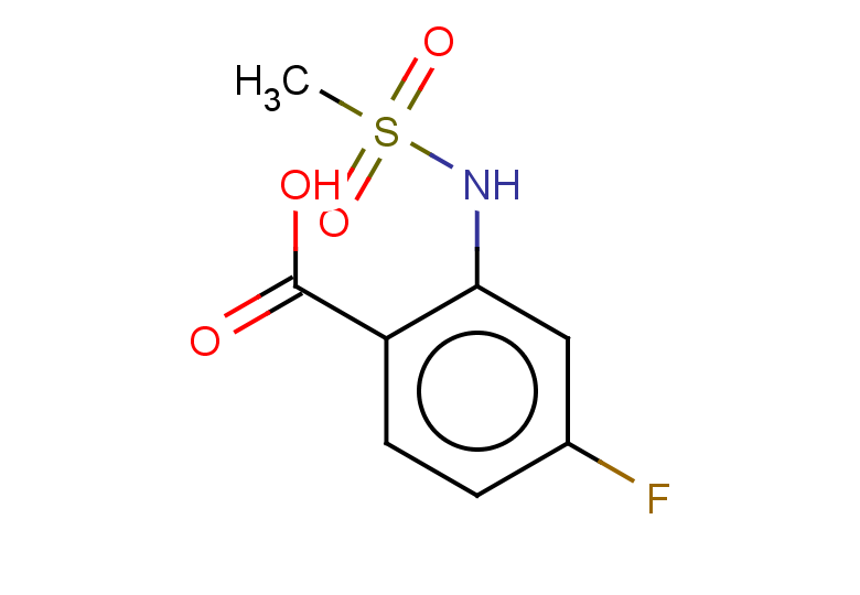 4-fluoro-2-methanesulfonamidobenzoic acid