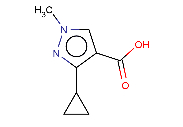 3-cyclopropyl-1-methyl-1H-pyrazole-4-carboxylic acid