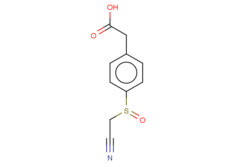 2-[4-(cyanomethanesulfinyl)phenyl]acetic acid