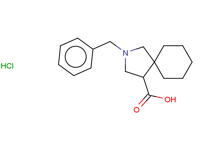2-benzyl-2-azaspiro[4.5]decane-4-carboxylic acid hydrochloride