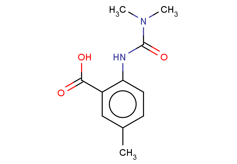 2-[(dimethylcarbamoyl)amino]-5-methylbenzoic acid