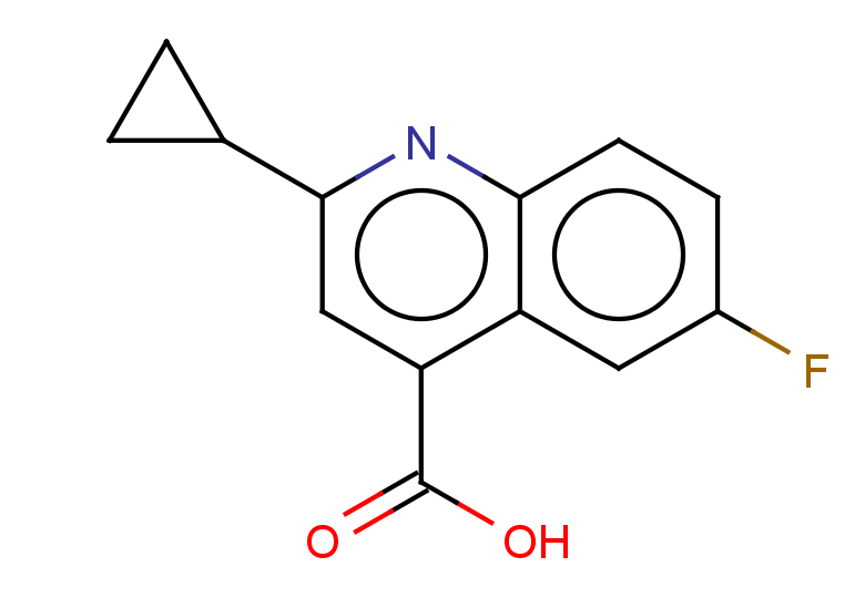 2-cyclopropyl-6-fluoroquinoline-4-carboxylic acid