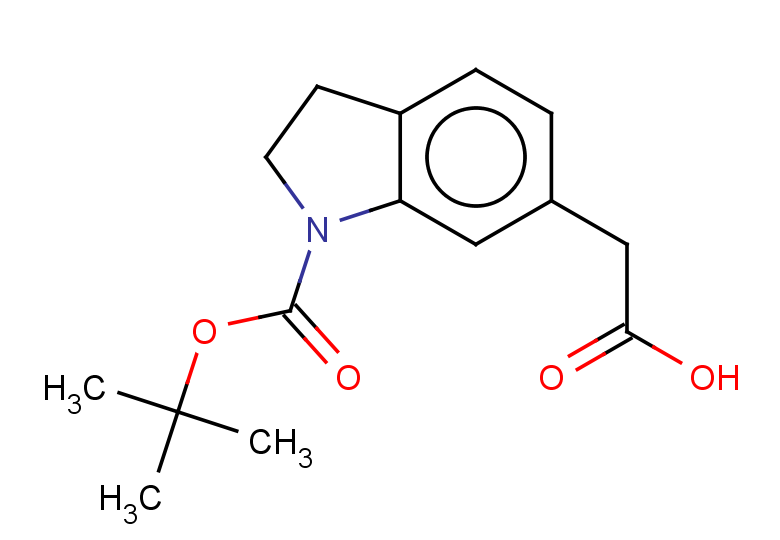 2-{1-[(tert-butoxy)carbonyl]-2,3-dihydro-1H-indol-6-yl}acetic acid
