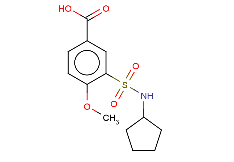 3-(cyclopentylsulfamoyl)-4-methoxybenzoic acid