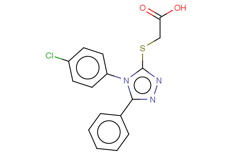 2-{[4-(4-chlorophenyl)-5-phenyl-4H-1,2,4-triazol-3-yl]sulfanyl}acetic acid