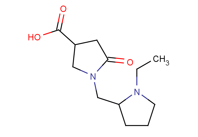 1-[(1-ethylpyrrolidin-2-yl)methyl]-5-oxopyrrolidine-3-carboxylic acid