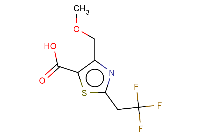 4-(methoxymethyl)-2-(2,2,2-trifluoroethyl)-1,3-thiazole-5-carboxylic acid