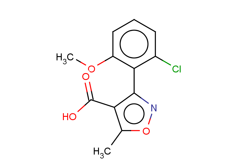3-(2-chloro-6-methoxyphenyl)-5-methyl-1,2-oxazole-4-carboxylic acid
