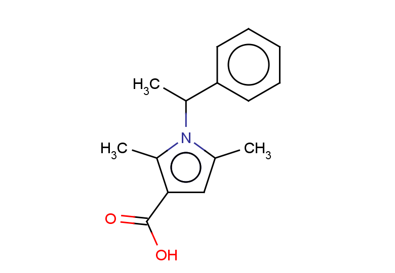 2,5-dimethyl-1-(1-phenylethyl)-1H-pyrrole-3-carboxylic acid