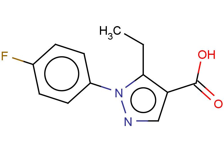 5-ethyl-1-(4-fluorophenyl)-1H-pyrazole-4-carboxylic acid