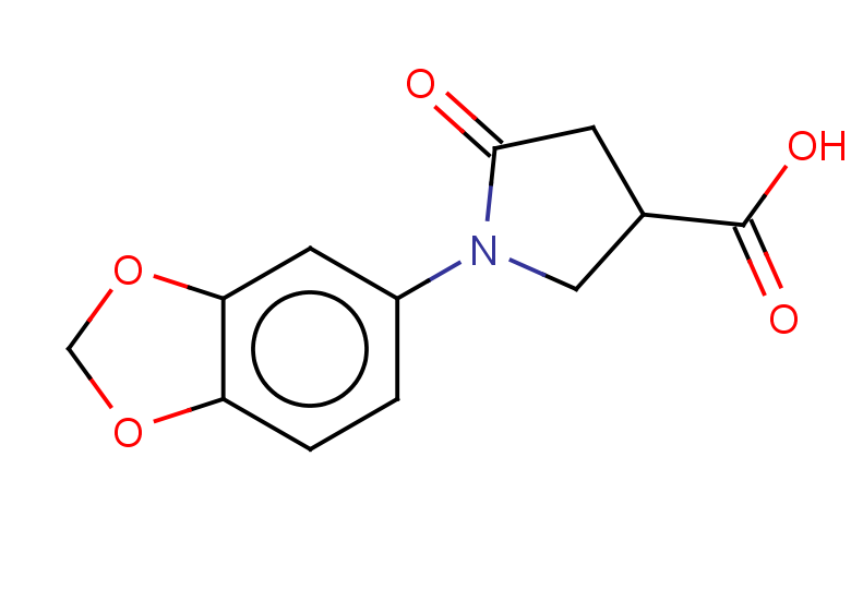 1-(1,3-dioxaindan-5-yl)-5-oxopyrrolidine-3-carboxylic acid