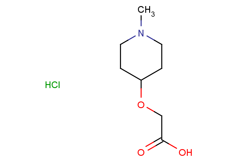 2-[(1-methylpiperidin-4-yl)oxy]acetic acid hydrochloride