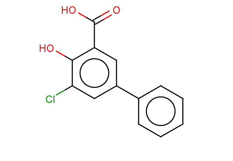 3-chloro-2-hydroxy-5-phenylbenzoic acid