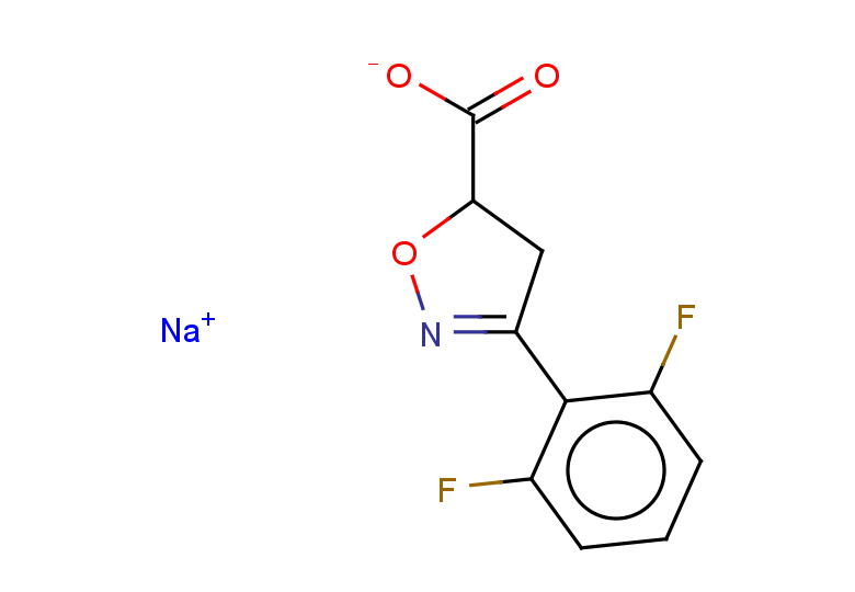 sodium 3-(2,6-difluorophenyl)-4,5-dihydro-1,2-oxazole-5-carboxylate