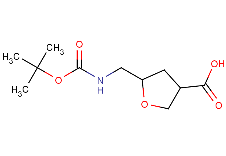 5-({[(tert-butoxy)carbonyl]amino}methyl)oxolane-3-carboxylic acid