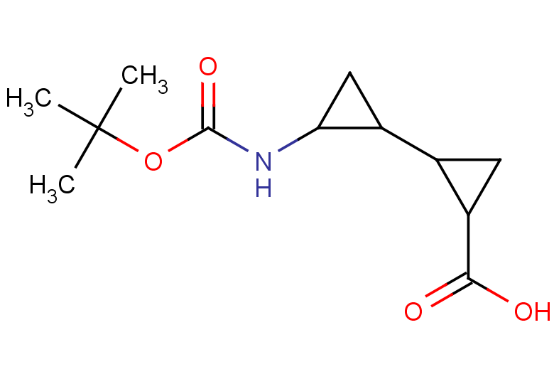 2-(2-{[(tert-butoxy)carbonyl]amino}cyclopropyl)cyclopropane-1-carboxylic acid