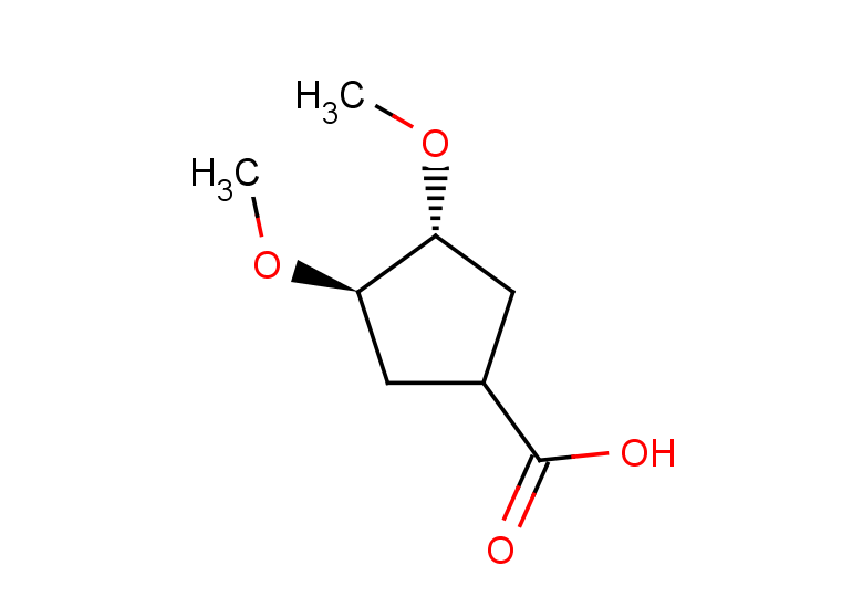 rac-(3R,4R)-3,4-dimethoxycyclopentane-1-carboxylic acid, trans