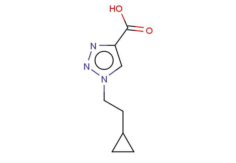 1-(2-cyclopropylethyl)-1H-1,2,3-triazole-4-carboxylic acid