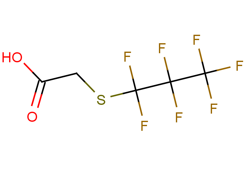 2-[(heptafluoropropyl)sulfanyl]acetic acid