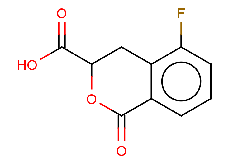 5-fluoro-1-oxo-3,4-dihydro-1H-2-benzopyran-3-carboxylic acid
