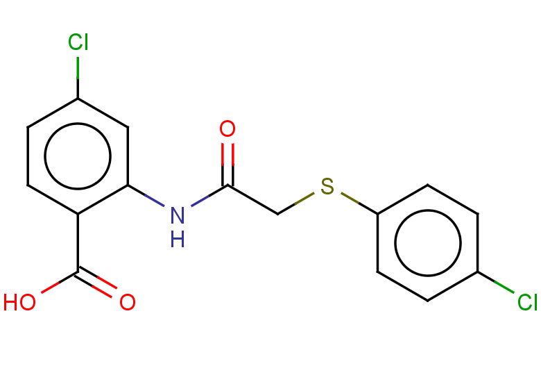 4-chloro-2-{2-[(4-chlorophenyl)sulfanyl]acetamido}benzoic acid