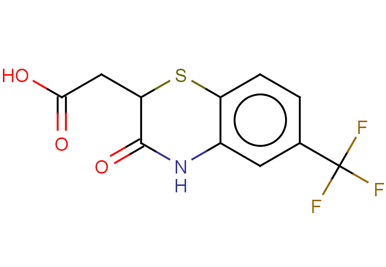 2-[3-oxo-6-(trifluoromethyl)-3,4-dihydro-2H-1,4-benzothiazin-2-yl]acetic acid