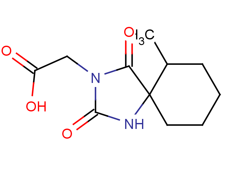 2-(6-methyl-2,4-dioxo-1,3-diazaspiro[4.5]decan-3-yl)acetic acid, Mixture of diastereomers