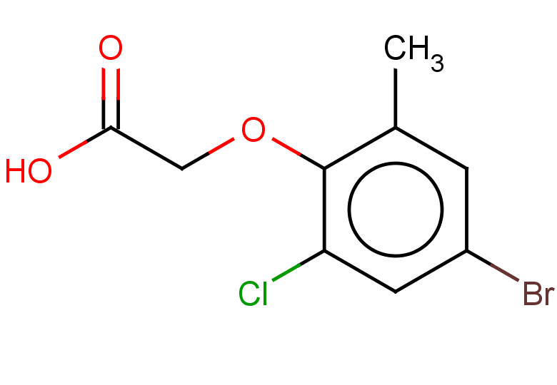 2-(4-bromo-2-chloro-6-methylphenoxy)acetic acid