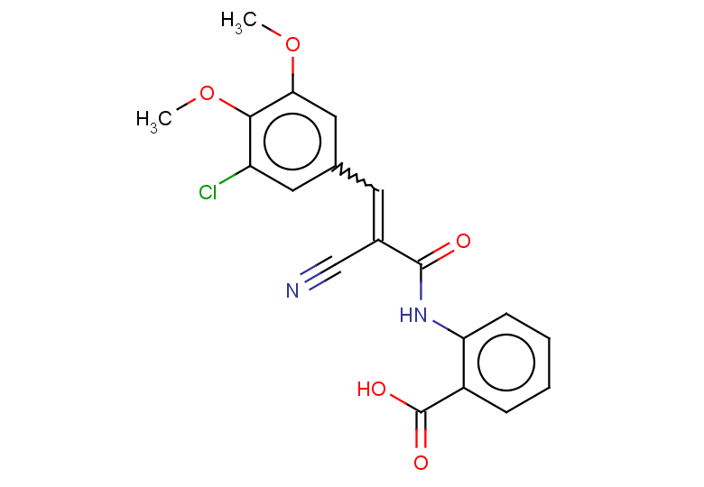 2-[3-(3-chloro-4,5-dimethoxyphenyl)-2-cyanoprop-2-enamido]benzoic acid