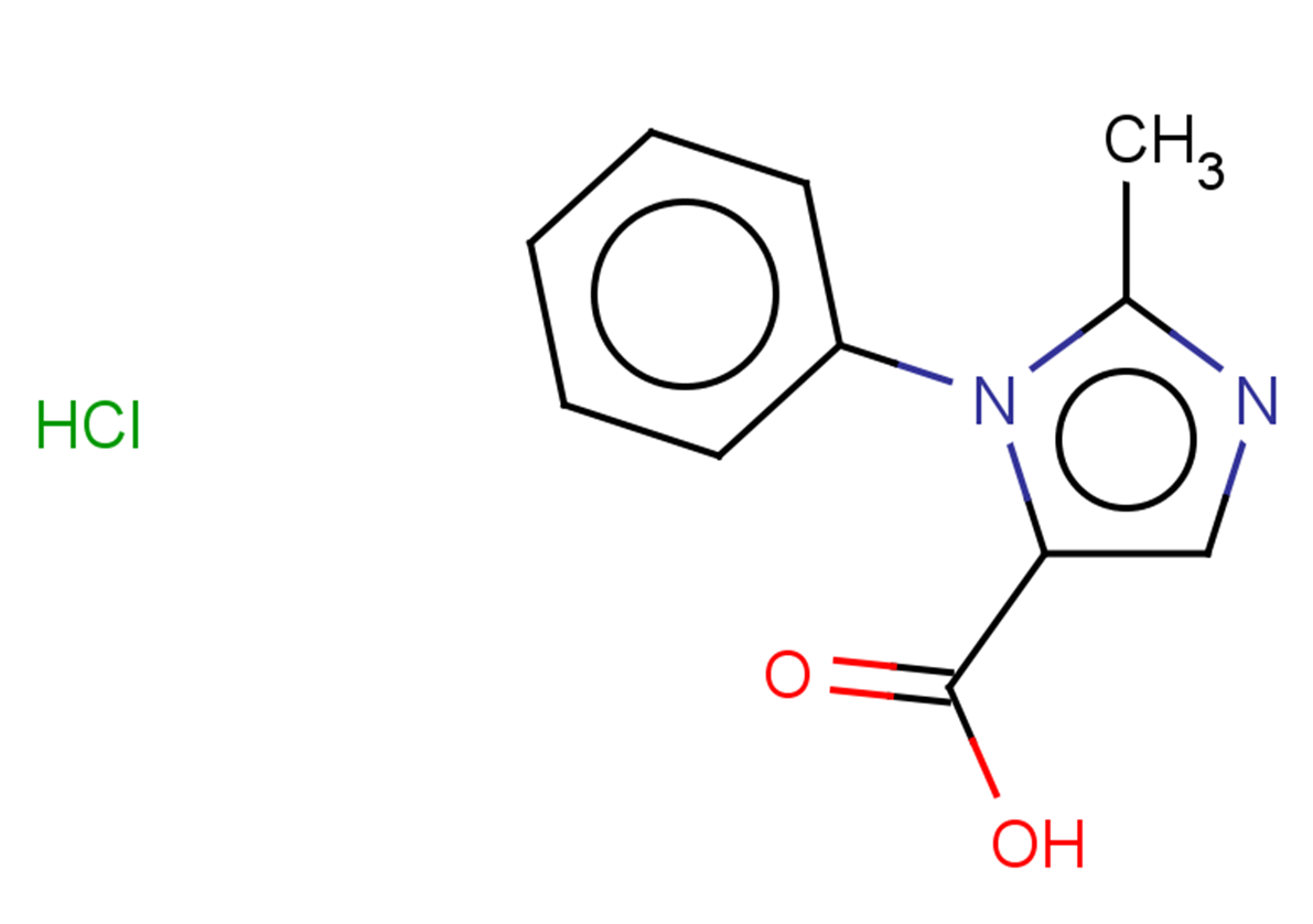 2-methyl-1-phenyl-1H-imidazole-5-carboxylic acid hydrochloride